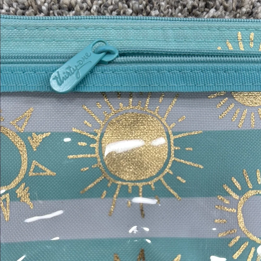 Thirty-One Sunburst Zipper Pouch ~ One Size